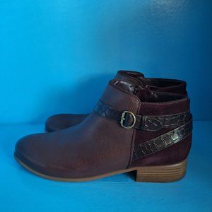 SoftWalk Raveena Ankle Boots/ Dark Brown / Women's Size 10½ / EUC